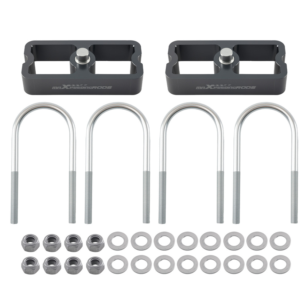1 Lowering Block Rear compatible for Chevy S10 Blazer 1982-2003 Aluminum CNC