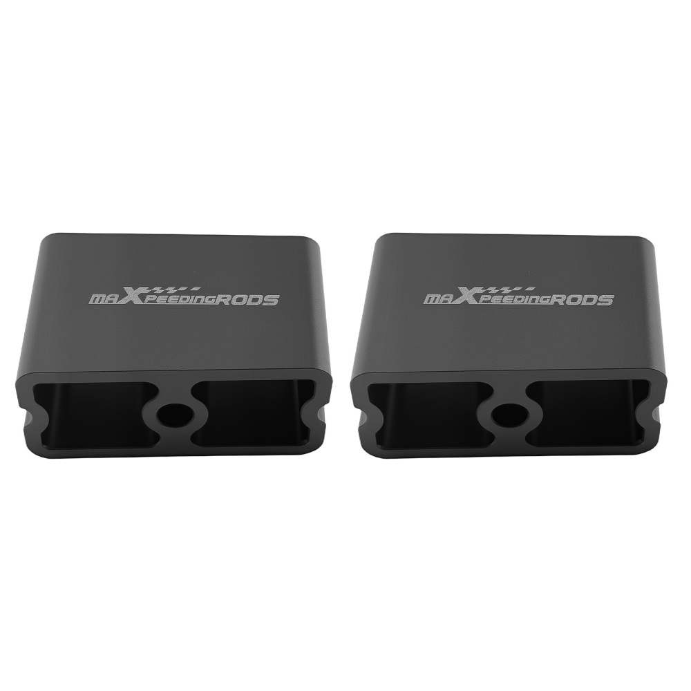 3 Rear Lowering Block compatible for Dodge Dakota 1990-2004 Anodized Aluminum 2° Taper
