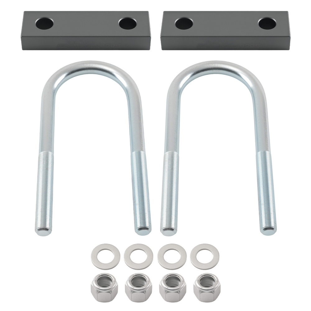 1 Aluminum Lowering Block Rear compatible for Chevy C10 C20 C30 1960-1972 Anodized