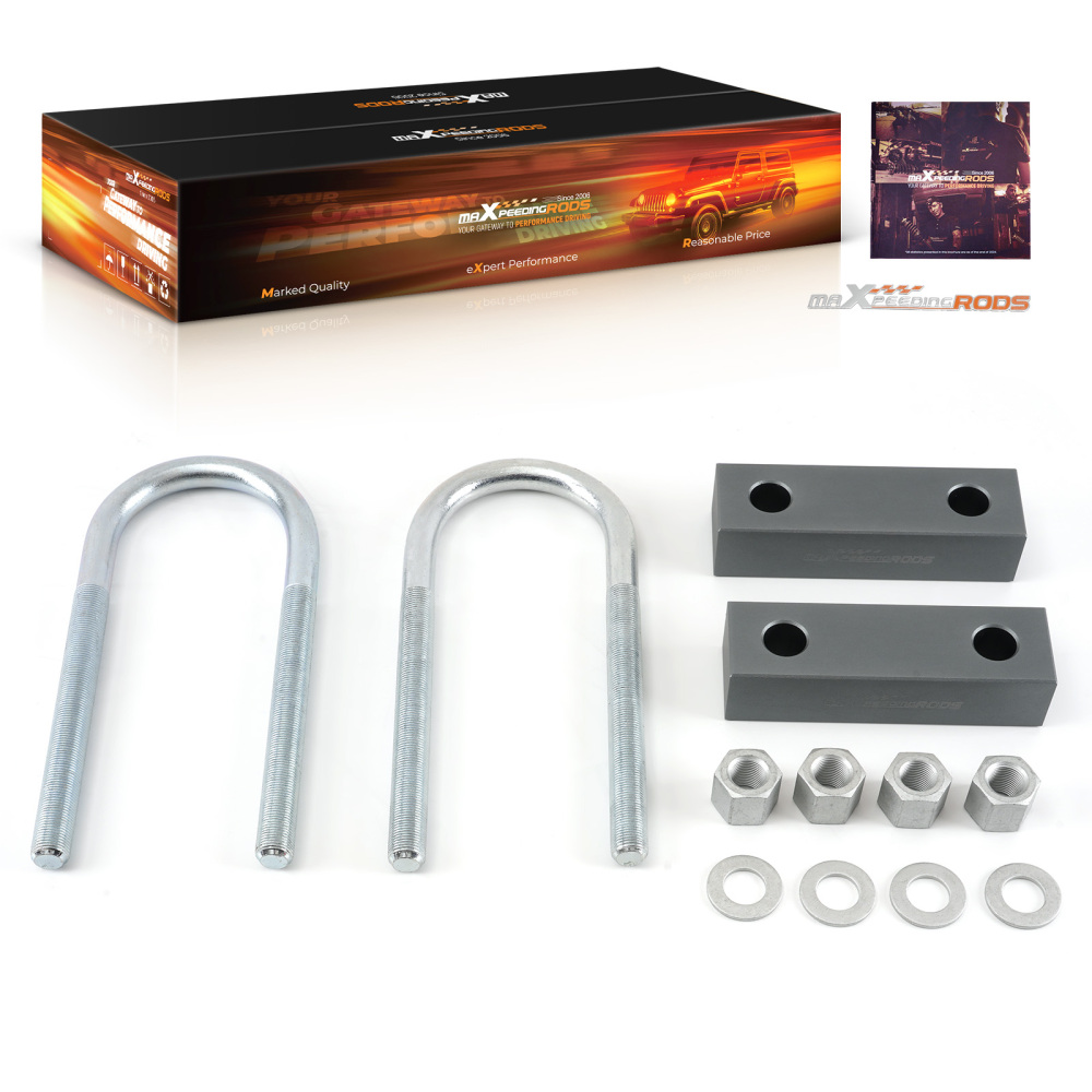 1.5 Lowering Block Rear compatible for Chevy C-10/Compatible for GMC C-15 Truck 1960-1972 2WD