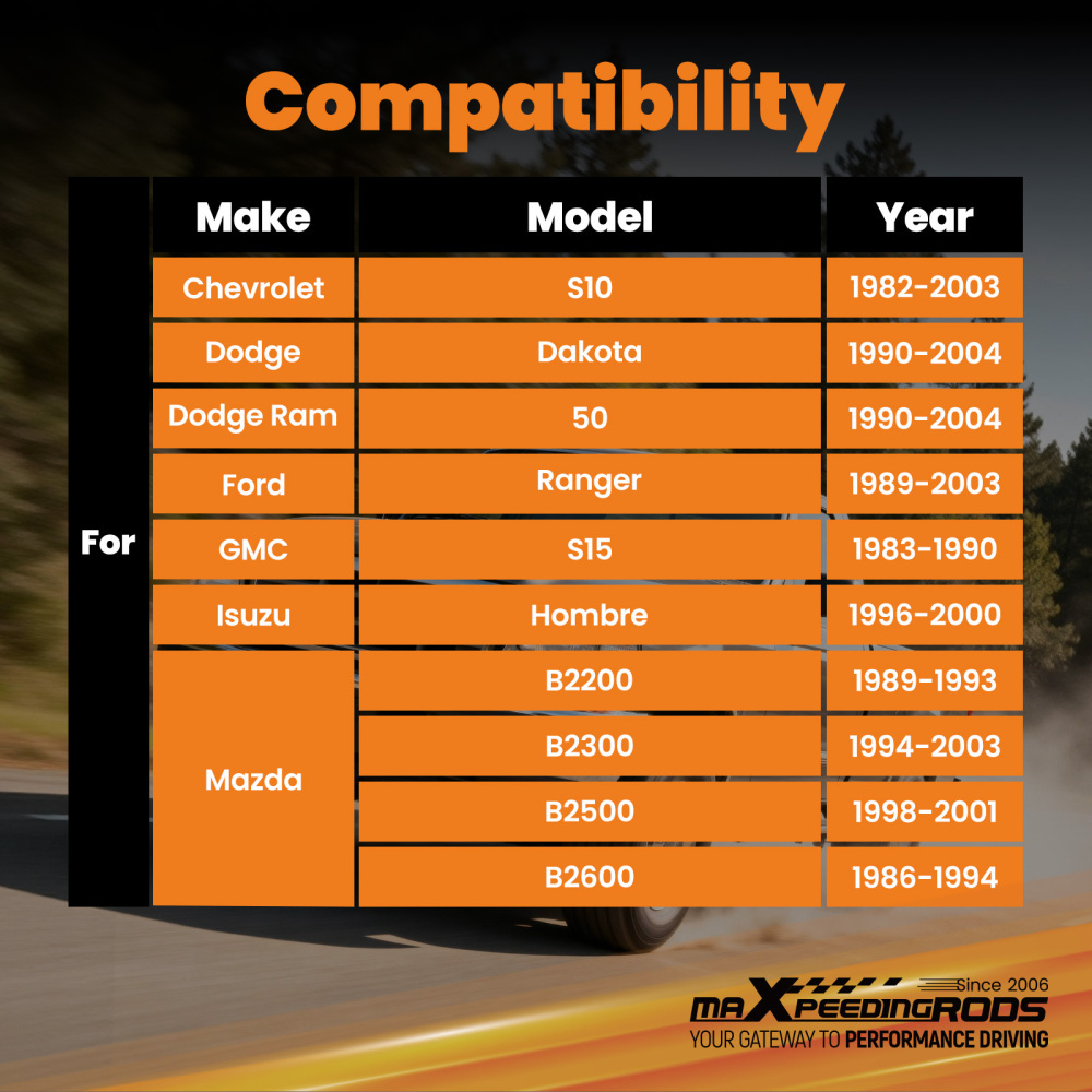 3 Inch Lowering Block compatible for Chevy S10/Compatible for Mazda B2600 Rear Billet Aluminum Kit