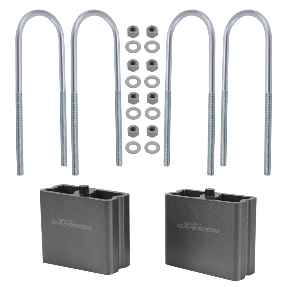 4” Drop Lowering Blocks Kit EXTRUDED BLOCKS