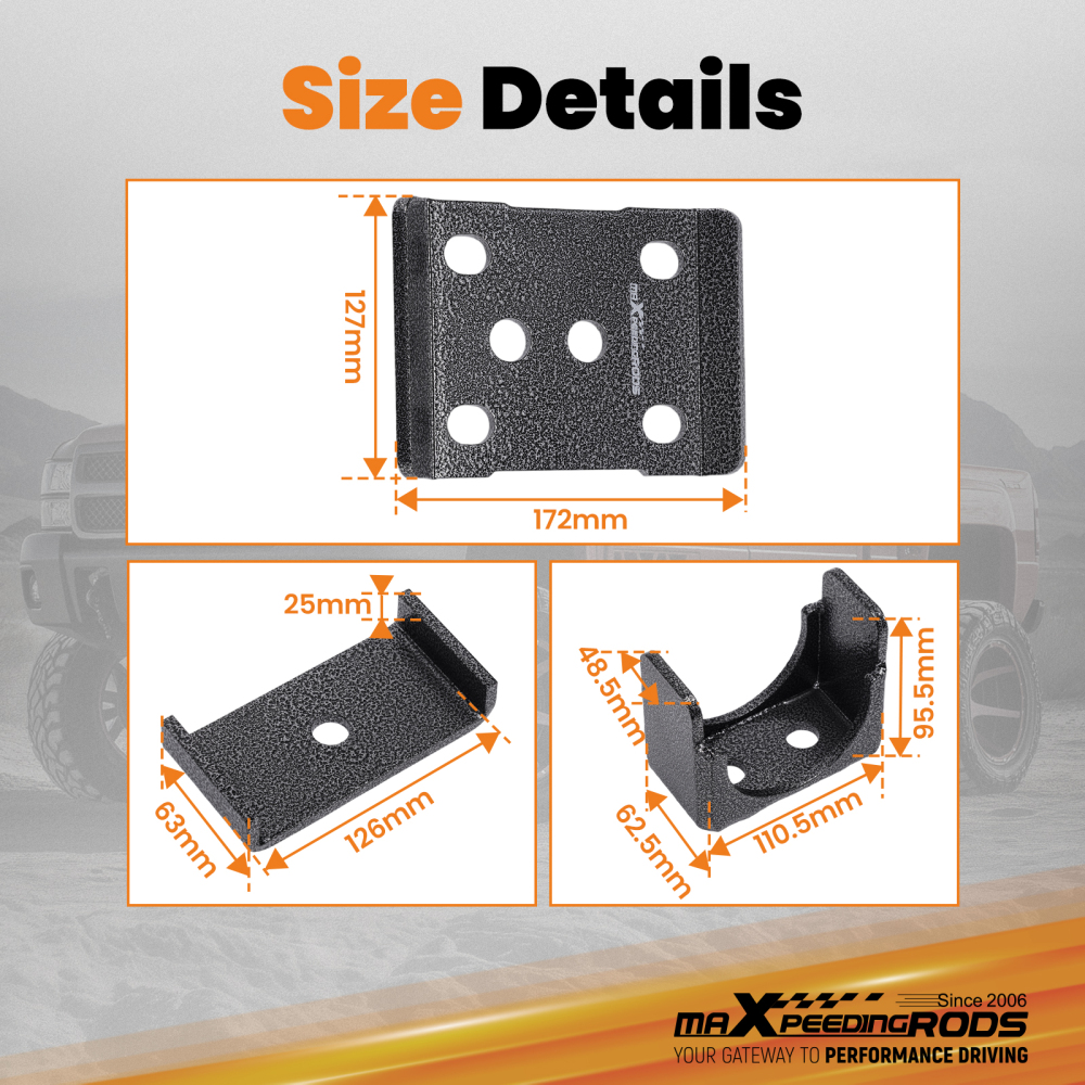 6 Axle Flip Kit for 1999-2007 compatible for Chevy Silverado GMC Sierra 1500 2WD 4WD