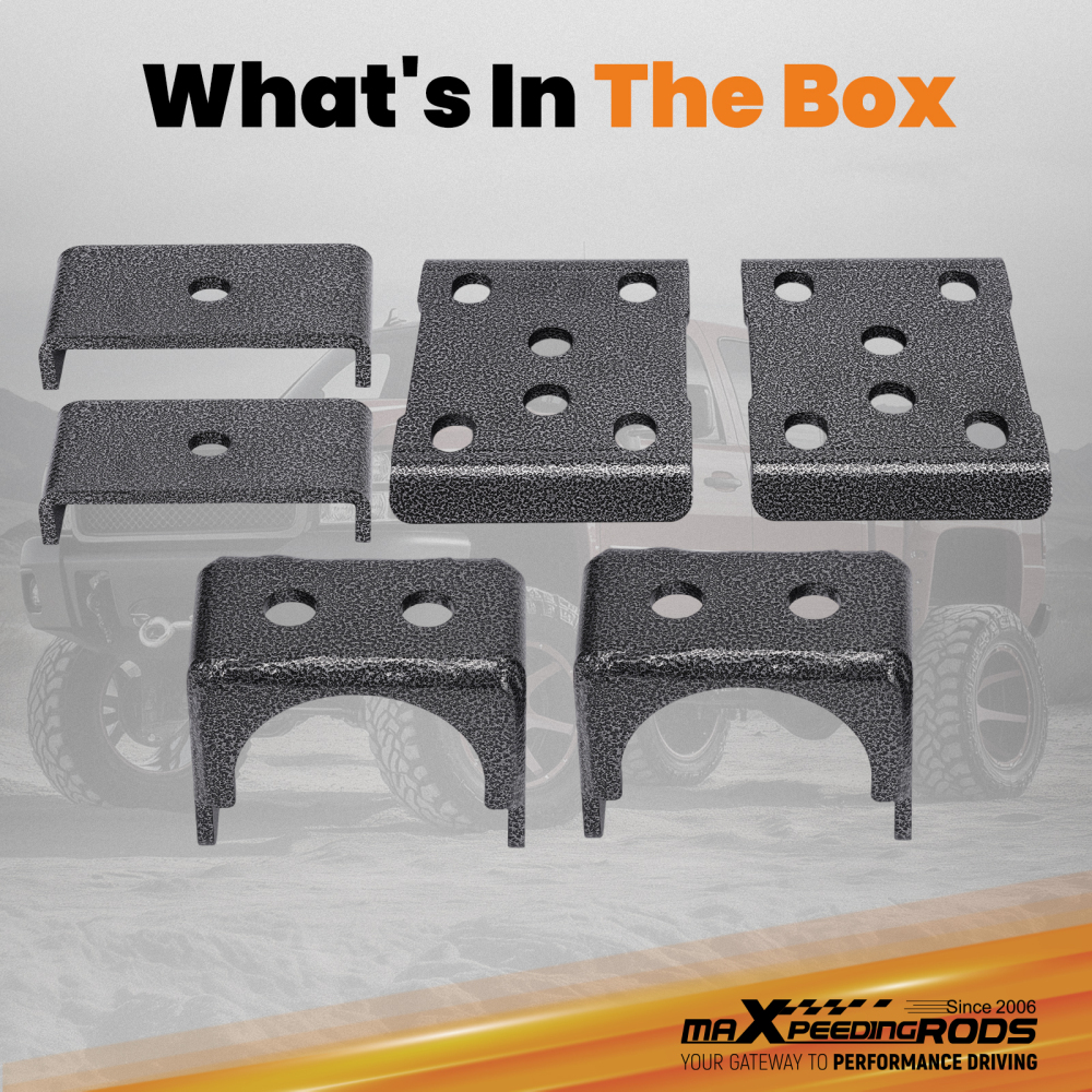 6 Axle Flip Kit for 1999-2007 compatible for Chevy Silverado GMC Sierra 1500 2WD 4WD