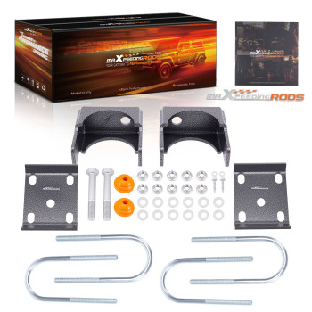 6 Axle Flip compatible for Chevrolet C1500 compatible for Silverado 1988-1998 Rear Lowering Steel