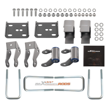 5 Axle Lowering Flip Kit Rear compatible for Ford F150 2WD 2004-2014 Carbon Steel
