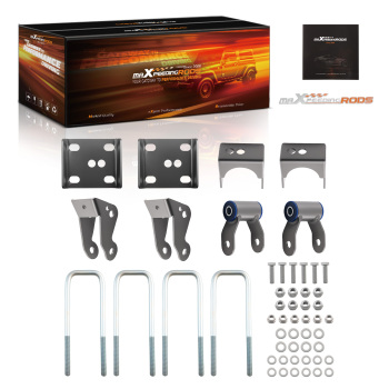 5 Axle Lowering Flip Kit Rear compatible for Ford F150 2WD 2004-2014 Carbon Steel