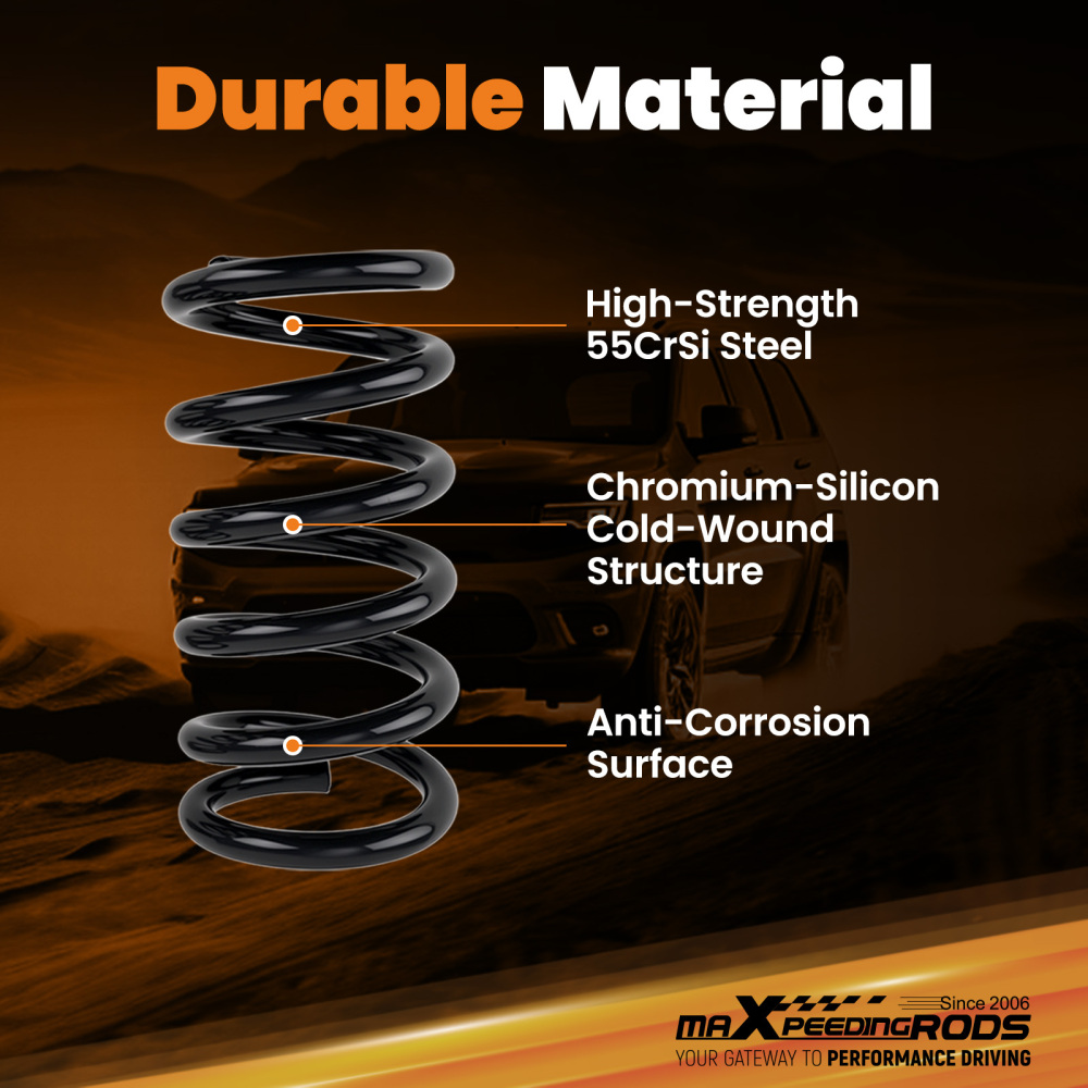 2 Inch Lowering Springs Kit compatible for Cadillac Escalade Chevy Tahoe 07-14 1500