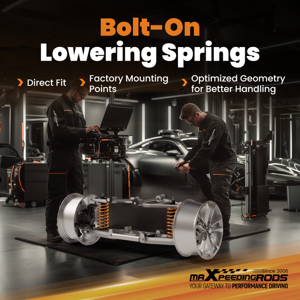 2 3 4 Drop Lowering Kit compatible for Dodge Ram 1500 2WD 1994-1999 Coil Spring