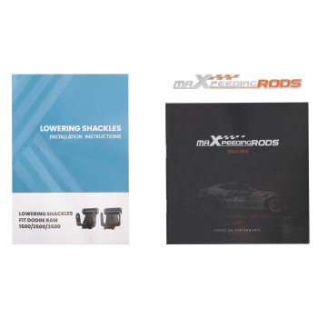 2 Inch Abbassamento Ceppi e Catene compatibile per Dodge Ram 2500 2003-2013 Lower Level Kit molla a balestra SOTTO il gancio