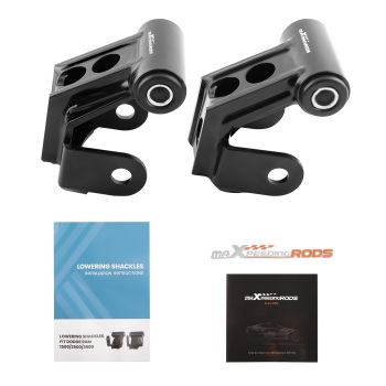 2 Inch Abbassamento Ceppi e Catene compatibile per Dodge Ram 2500 2003-2013 Lower Level Kit molla a balestra SOTTO il gancio