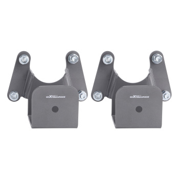 4 Rear Drop Lowering Kit Shackle Hanger compatible for Dodge Ram Charger D100 D150 2WD