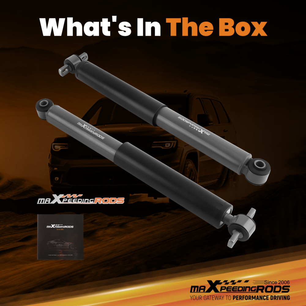 Rear Lowering Shocks 3- 6 Drop compatible for Chevrolet S10/Compatible for GMC Sonoma 2WD 1982-2004