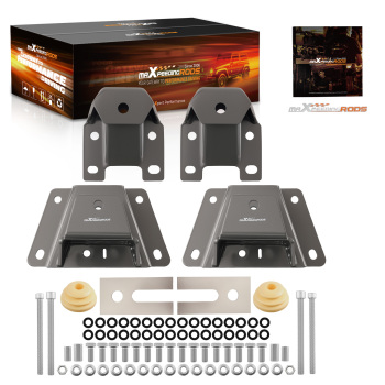 4 Drop Hanger Lowering Kit compatible for Ford Ranger 89-97 compatible for Mazda B-Series 94-97 2WD