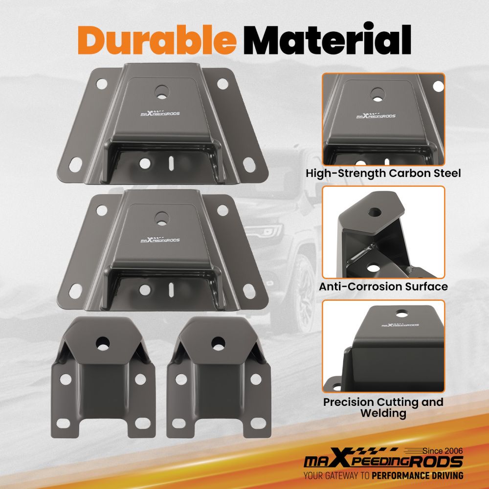 4 Drop Hanger Lowering Kit compatible for Ford Ranger 89-97 compatible for Mazda B-Series 94-97 2WD