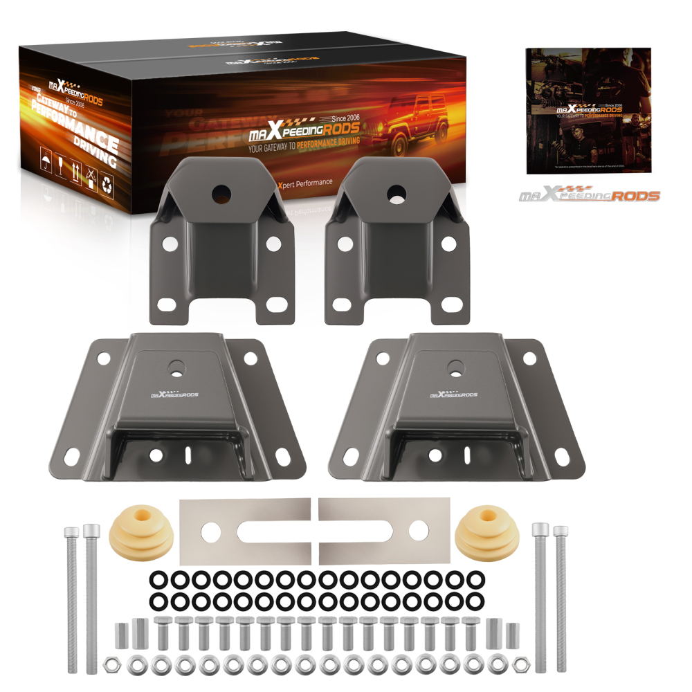 4 Drop Hanger Lowering Kit compatible for Ford Ranger 89-97 compatible for Mazda B-Series 94-97 2WD