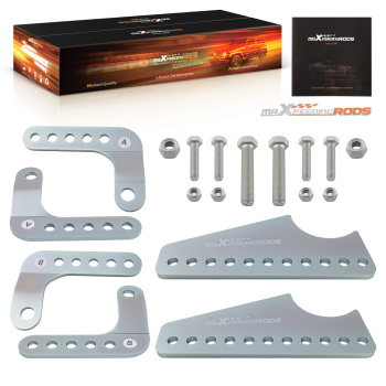 maXpeedingrods Universal Coil Over Shock Mount Kit Adjustable Lower Brackets for 3
