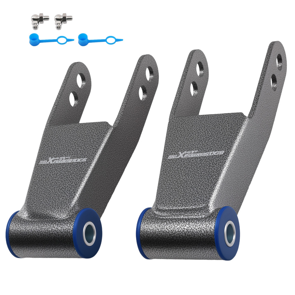 1-2 Rear Drop Lowering Shackles compatible for Chevy C1500 1/2 Ton 2WD 1988-1998