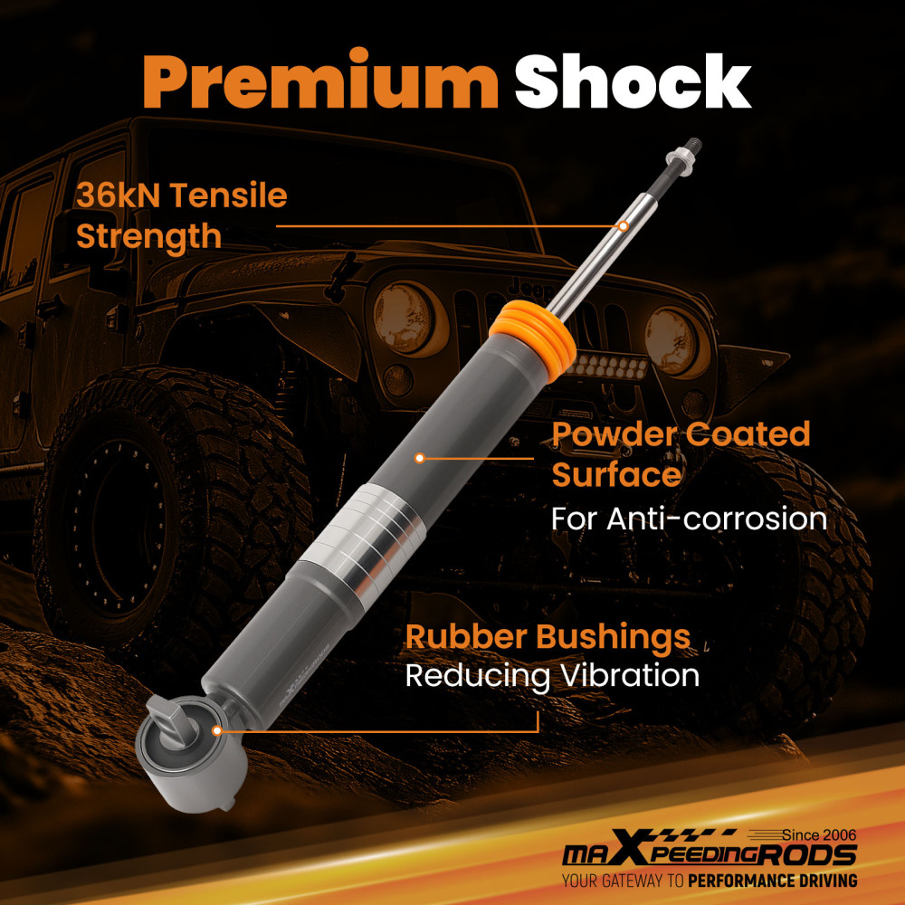 Front 0-3 Lowering Struts compatible for Ford F-150 2015-2020 2WD/4WD High Strength