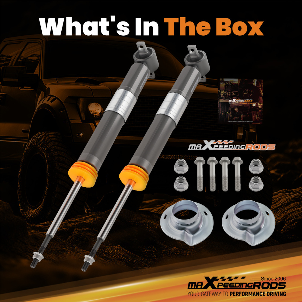 Front 0-3 Lowering Struts compatible for Ford F-150 2015-2020 2WD/4WD High Strength