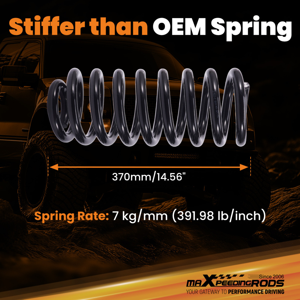 Adjustable Lowering Kit with Shocks compatible for Ford F100 F150 2WD 65-79 3/6 Drop