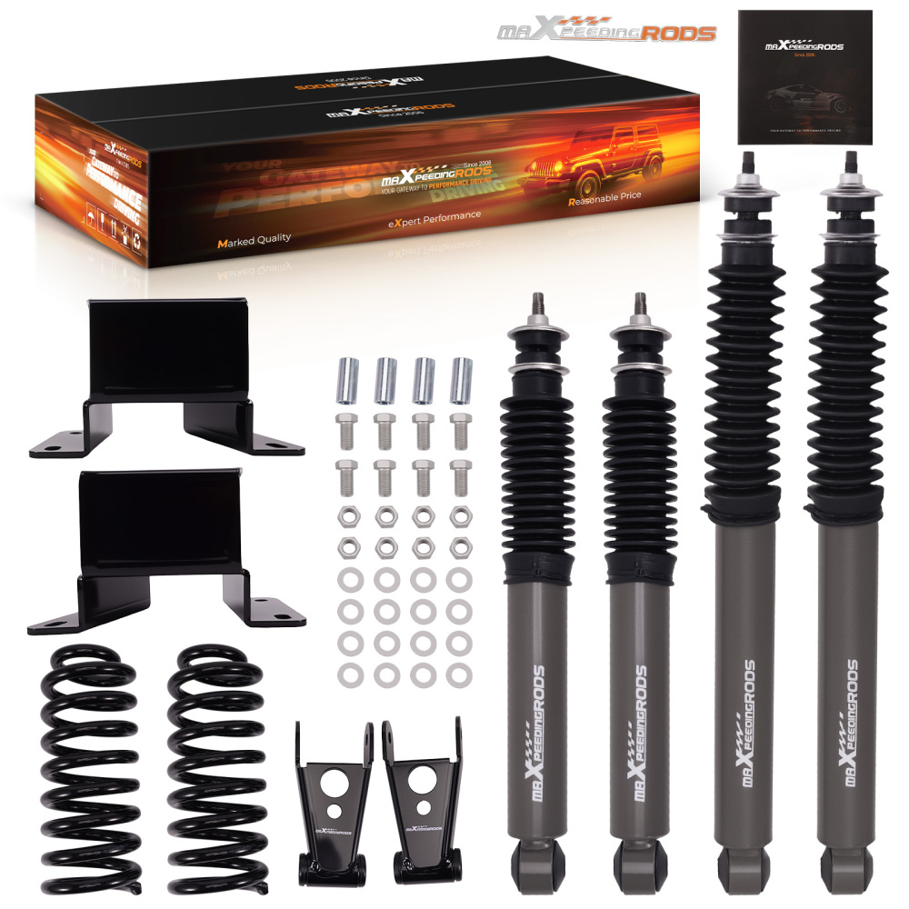 3 Front 4 Rear Drop Kit compatible for Ford F100 F-100 F150 2 Wheel Drive 1973-1979