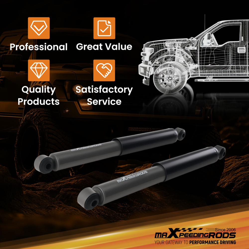 maXpeedingrods 5”-6” Rear Lowering Shocks for Ford Ranger 2WD 1998-2015