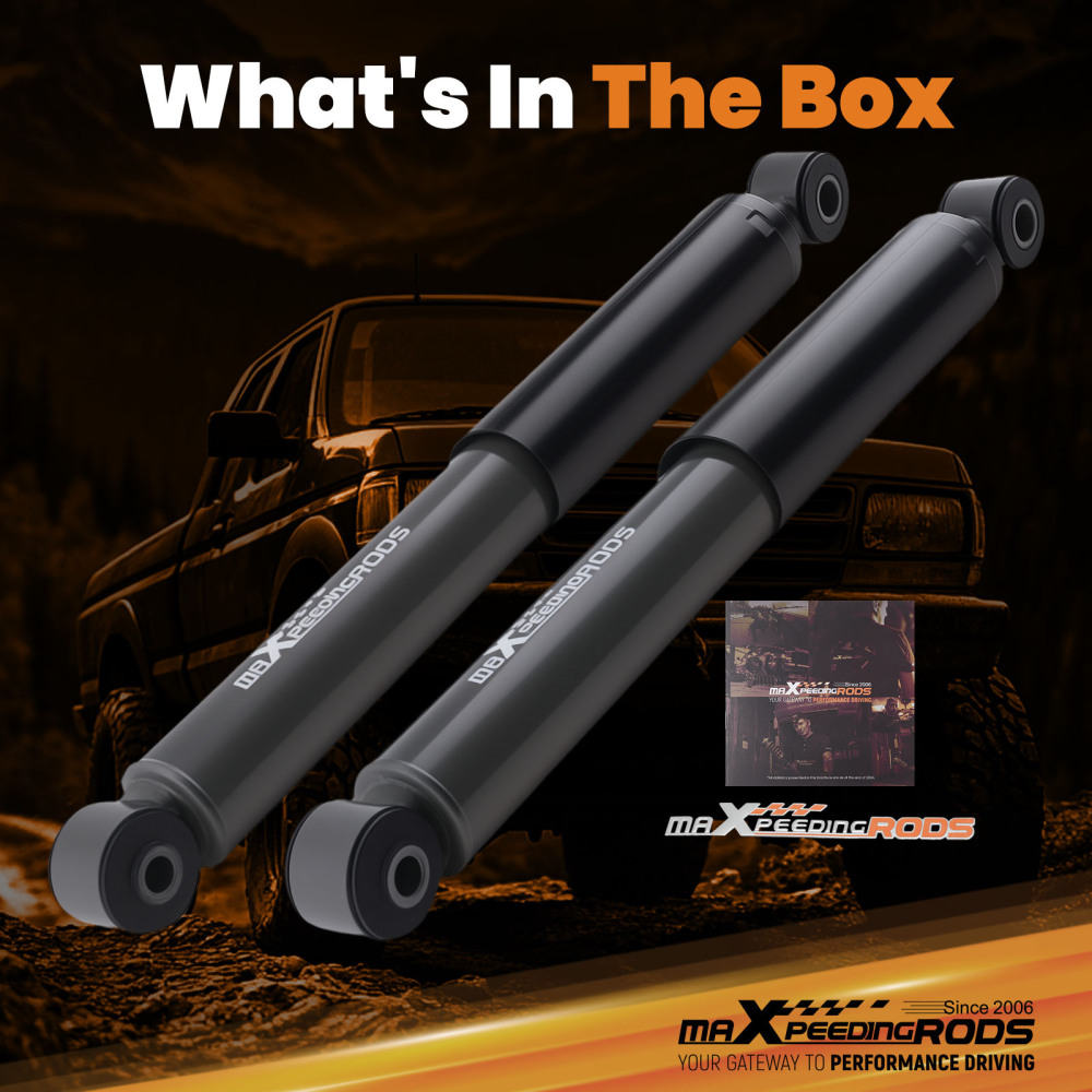 Lowering Shock compatible for Ford Ranger 2WD 1989-1997 Rear 4-5.5 Drop Steel Nitrogen