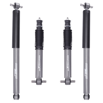 Front 2-5 + Rear 2-4Lowering Shocks compatible for Chevrolet/GMC 88-00 Nitrogen charged