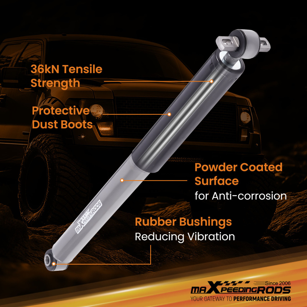 Rear 2 - 4 Drop Lowering ShocksFor compatible for Chevrolet/GMC C1500/C2500/C3500 1988-2000