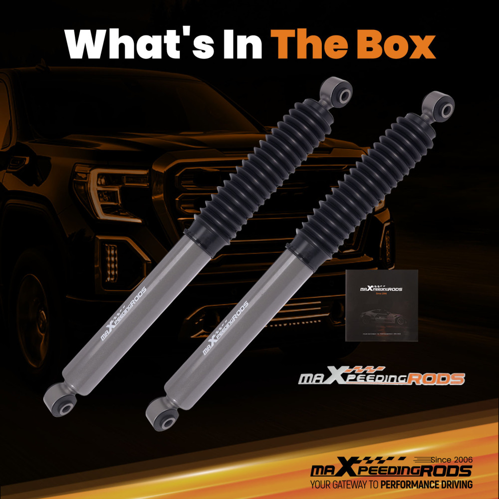 4 inch lowering Shock Rear Compatible for Chevy Right Left GMC Driver or Passenger Side