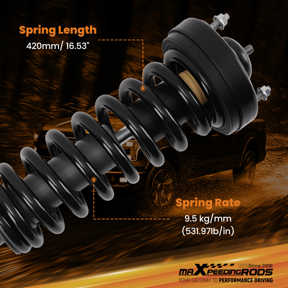 2in Front Leveling Struts compatible for Ford F-150 4WD 2014-2024 2023