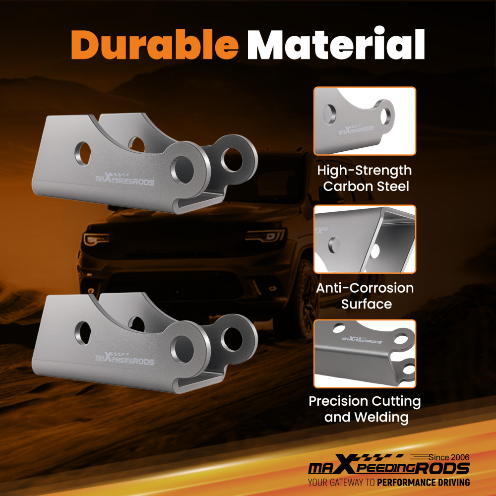 Lowering Rear Shock Extender compatible for Chevrolet K5 Blazer 1973-1987 Carbon Steel