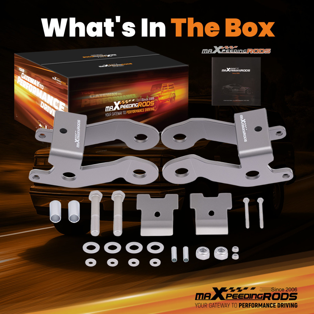 Rear Lowering Shock Extension for 95-99 compatible for Chevy Suburban 1/2 Ton Coated 5mm