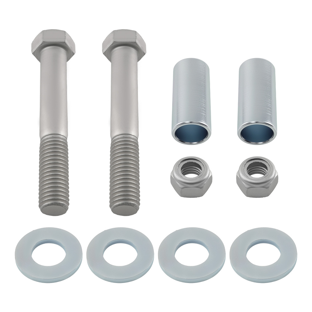 maXpeedingrods Shock Extenders for Chevy Silverado/GMC Sierra 1500 1999-2006, Lower Shock Relocation Brackets with Hardware