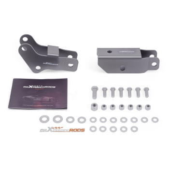 2pc Rear Shock Extension Kit compatible for Ford F150 Quad Cab 97-03 5mm Steel