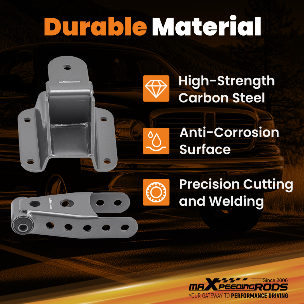 Adjustable Drop Height Kit compatible for Dodge Ram 1500 2WD V8 1994-1999 2-4 Lowering