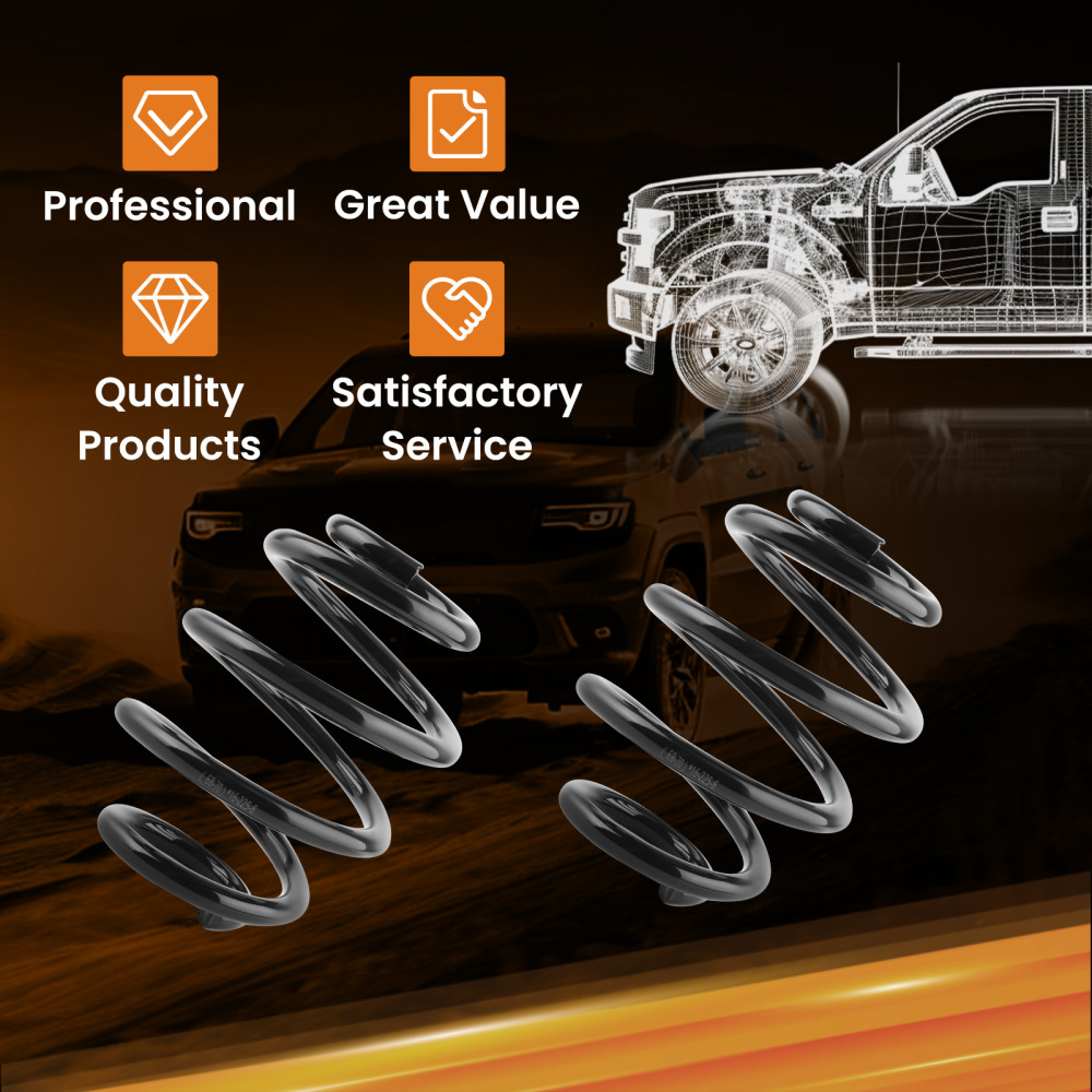 5 Lowering Coil Springs Drop Kit compatible for Chevy C10 compatible for GMC C15 Pickup 2WD 1963-1972