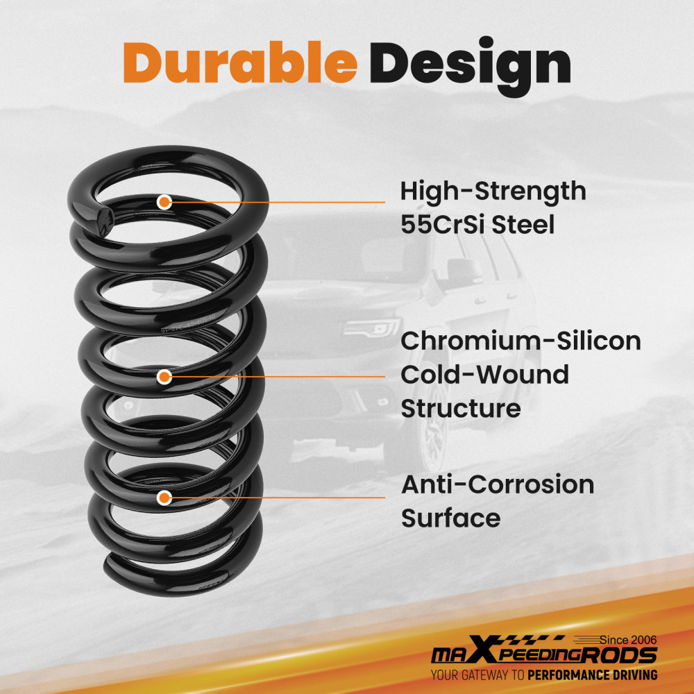 Front Suspension Lowering Kit Compatible for GMC C1500 Chevy 2WD 1988-98 with 2/3 Drop