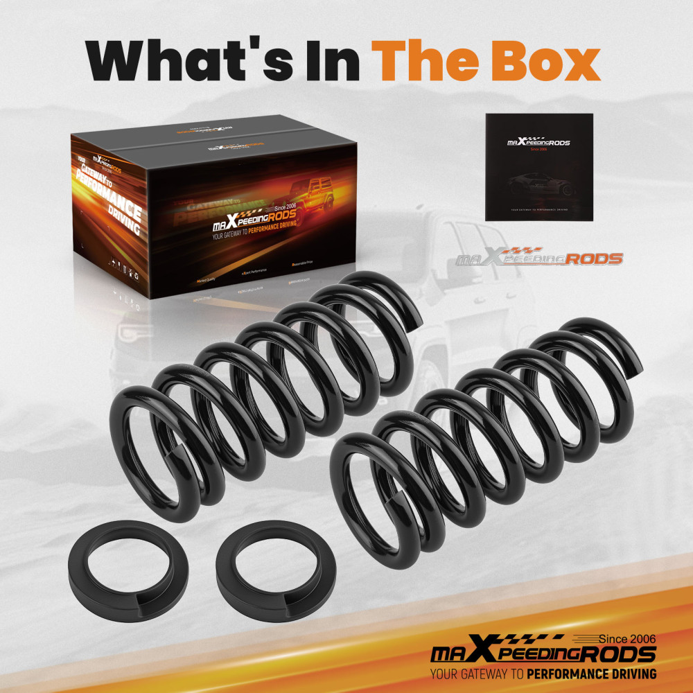 Front Suspension Lowering Kit Compatible for GMC C1500 Chevy 2WD 1988-98 with 2/3 Drop