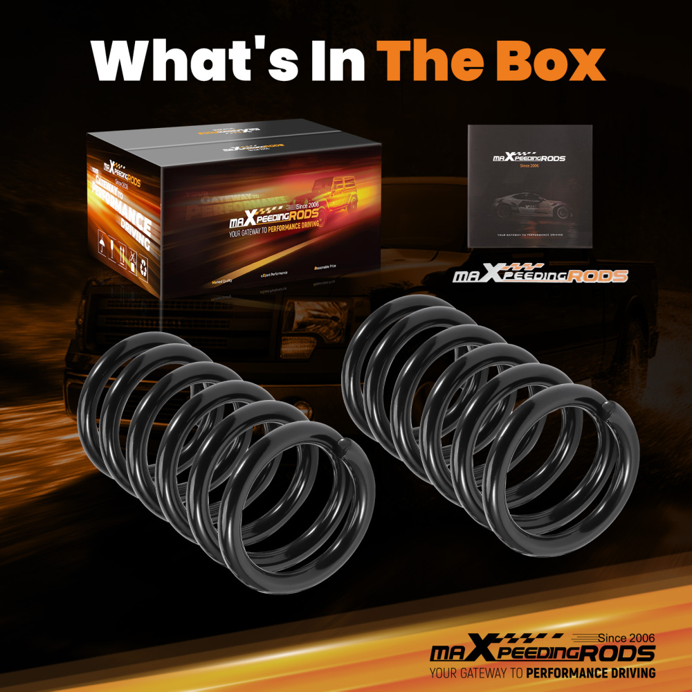 3 Lowering Spring Front compatible for Ford F150 2WD 2004-2014 Coil Drop Kit