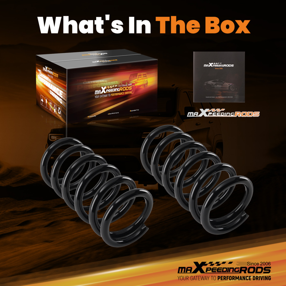 3 Front Coil Spring Lowering compatible for Ford F150 Expedition 1997-2003 2WD Drop