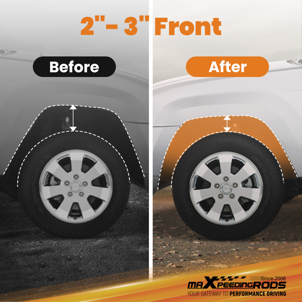 2-3Front Coils Lowering Springs Lowering Kit compatible for Ford Ranger 2WD 1998-2015