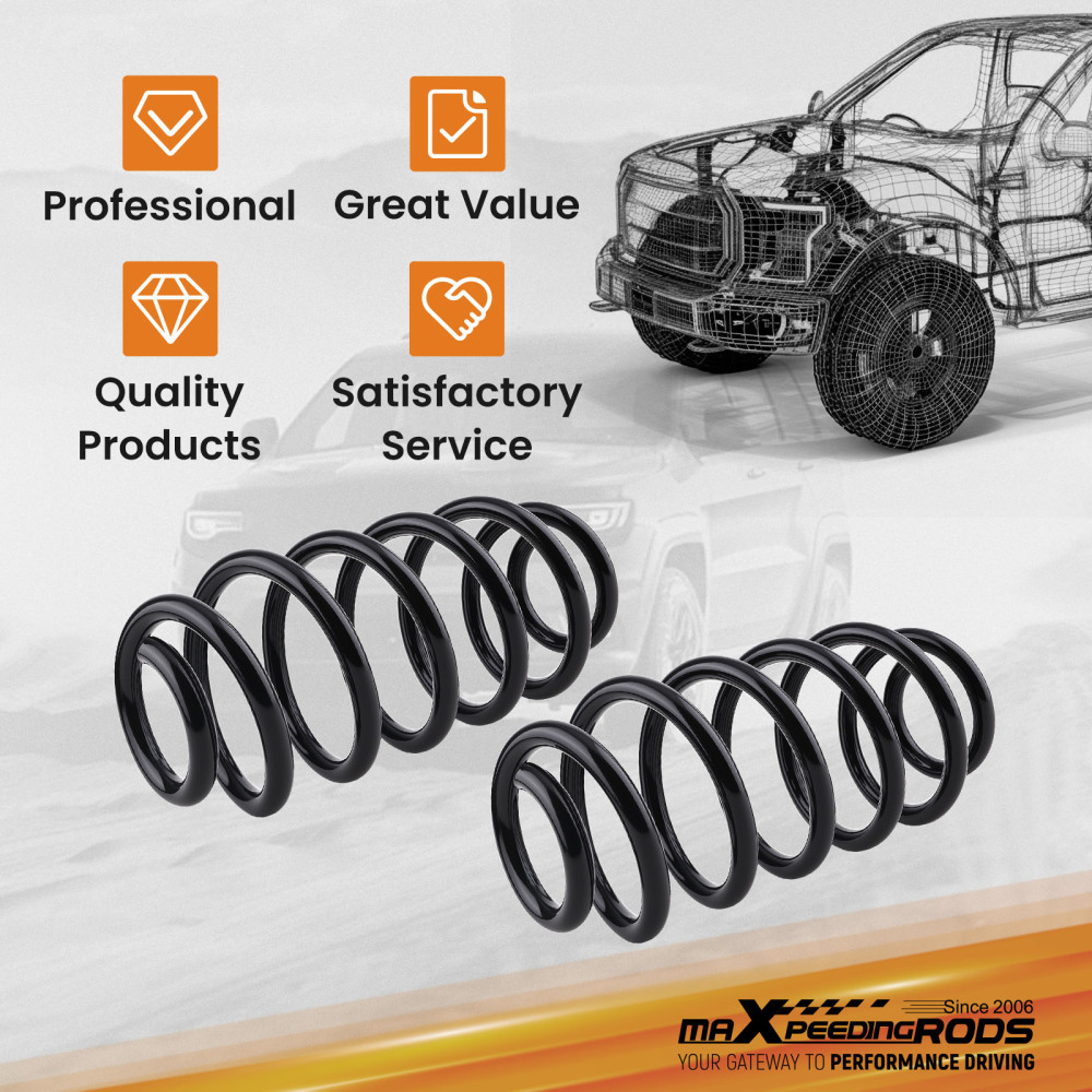 4inch Rear Drop Lowering Spring Compatible For Chevy/GMC SUV Suburban Tahoe 2000-06