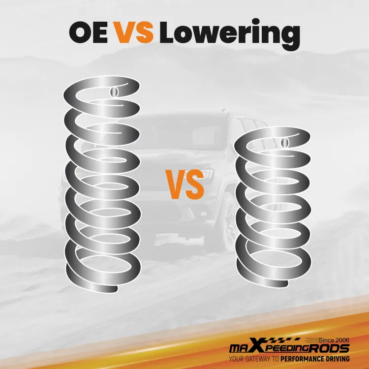 6-Inch Drop Lowering Coil Springs For 2007-2014 Chevy/GMC SUVs (Yukon, Tahoe, Avalanche, Escalade)