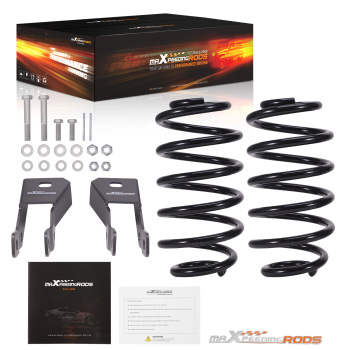 4 Rear Lowering Springs Kit compatible for Chevy Tahoe Yukon Escalade 2007-2020