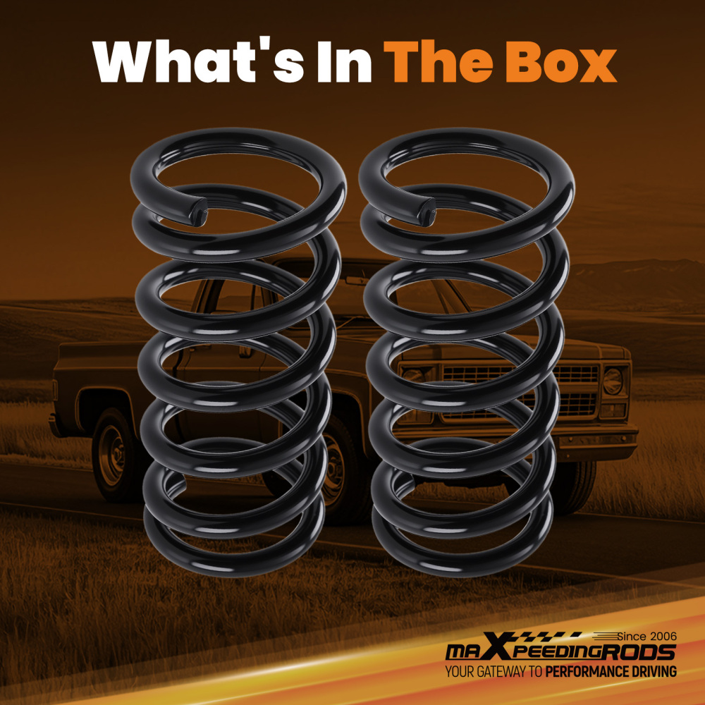 1 Front Performance Lowering Spring compatible for Chevrolet S10 1982-2004