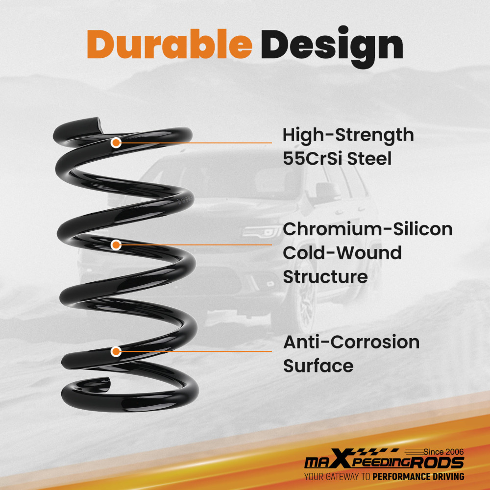 Front 2 Lowering Kit compatible for Chevrolet S10 compatible for GMC Jimmy 2WD 1982-2005 Steel Springs