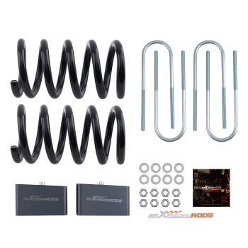 3 Drop Coil Springs Kit for 1982-2004 compatible for Chevy S10 compatible for GMC Sonoma 2WD 4-Cylinder