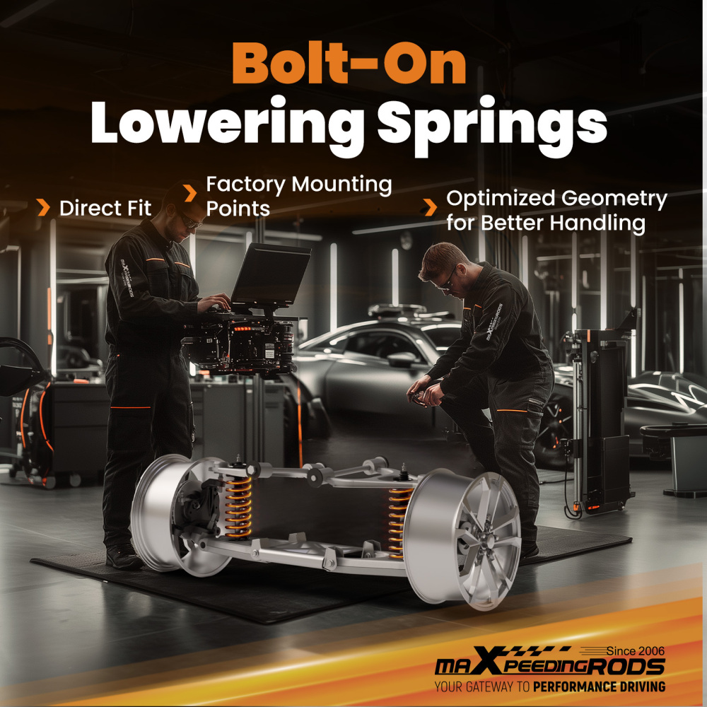 Lowering Coil Kit 2/4 compatible for Ram 1500 Classic 2WD Standard Cab 2019-2024